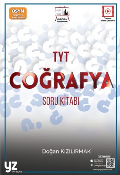 YZ Yayınları YKS TYT Coğrafya Soru Kitabı