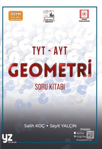 YZ Yayınları YKS TYT-AYT Geometri Soru Kitabı