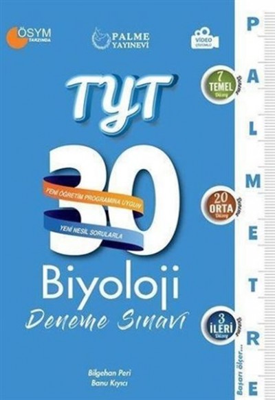 Palme 2021 TYT Biyoloji 30 Deneme Sınavı