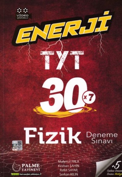 Palme TYT Fizik Enerji 30 Deneme Sınavı