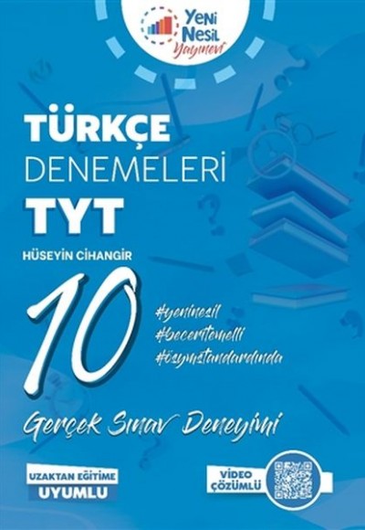 Yeni Nesil TYT Türkçe 10 Deneme Sınavı