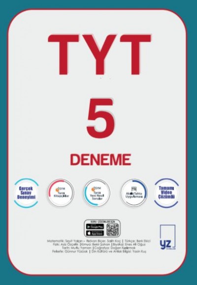 YZ Yayınları YKS TYT 5 Deneme