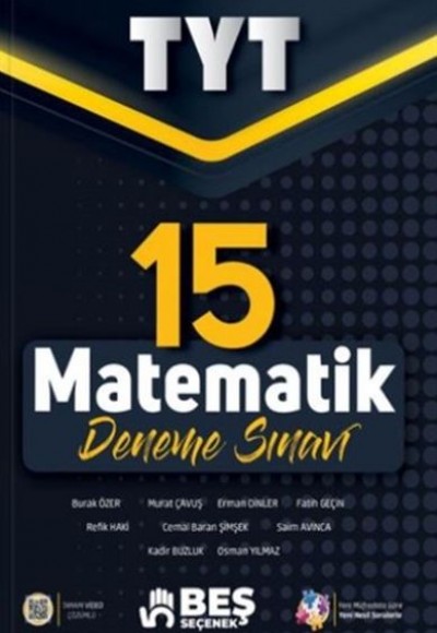 Beş Seçenek Yayınları 2021 TYT 15 Matematik Deneme Sınavı