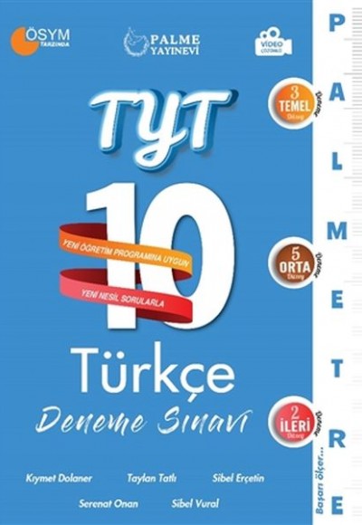 Palme 2021 TYT 10 Türkçe Deneme Sınavı