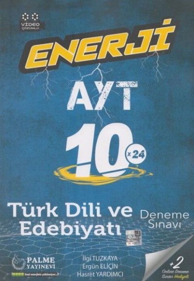 Palme AYT Türk Dili ve Edebiyatı Enerji 10x24 Deneme Sınavı