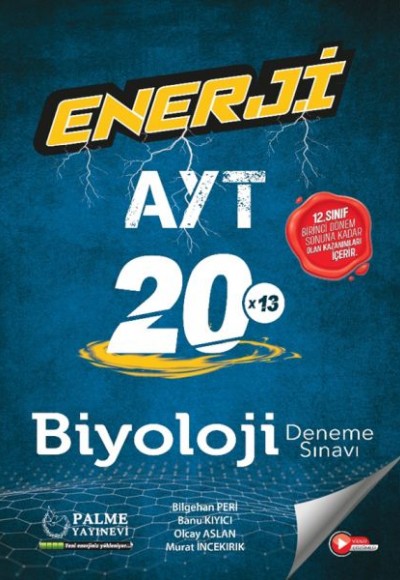 Palme Enerji Ayt Biyoloji 20  Deneme Sınavı