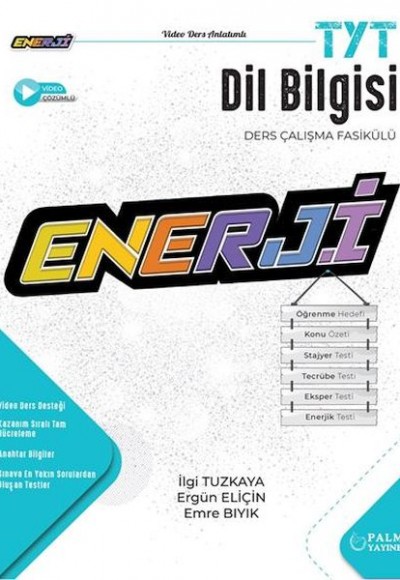 Palme Enerji Tyt Dil Bilgisi Ders Çalışma Fasilülü