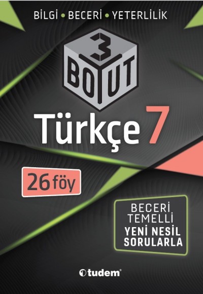 Tudem 7. Sınıf Türkçe 3 Boyut (Yeni)