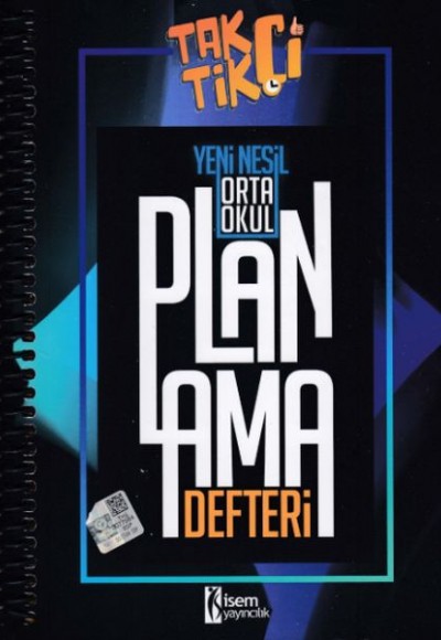 İsem 2021 Taktikçi Orta Okul Yeni Nesil Planlama Defteri