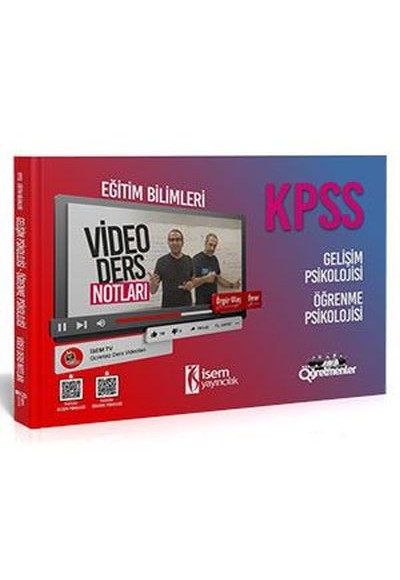 İsem 2021 KPSS Eğitim Bilimleri Gelişim Psikolojisi - Öğrenme Psikolojisi Video Ders Notları