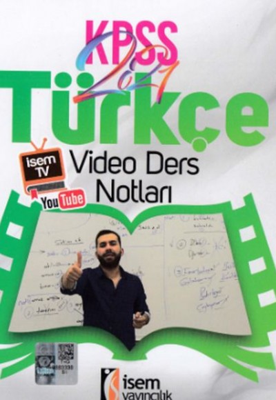 İsem 2021 Evveliyat KPSS Genel Yetenek Türkçe Video Ders Notları