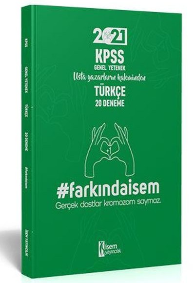 İsem 2021 Farkındaİsem KPSS Genel Yetenek Türkçe 20 Deneme