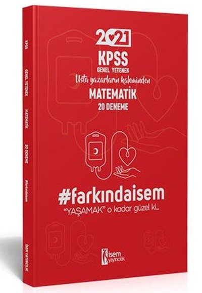 İsem 2021 Farkındaİsem KPSS Genel Yetenek Matematik 20 Deneme