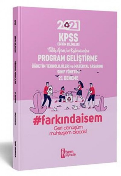 İsem 2021 KPSS Eğitim Bilimleri Program Geliştirme 21 Deneme