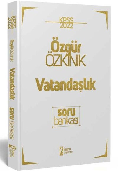 İsem Yayıncılık 2022 KPSS Vatandaşlık Soru Bankası