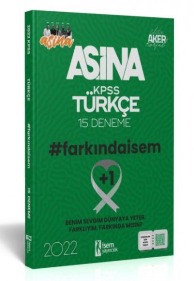 İsem Yayıncılık 2022 Aşina Farkındaİsem KPSS Türkçe 15 Deneme