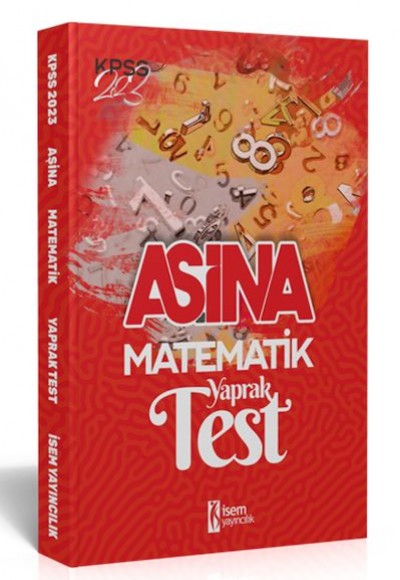 İsem Yayıncılık 2023 KPSS Lisans Aşina Matematik Çek Kopar Yaprak Test