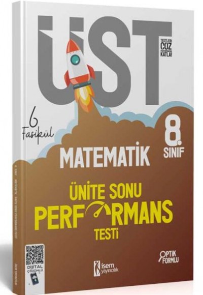 İsem Yayıncılık 2023 8. Sınıf LGS Matematik 6 Fasikül Ünite Sonu Performans Testi