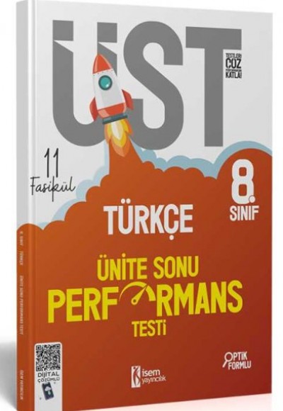 İsem Yayıncılık 2023 8. Sınıf LGS Türkçe 11 Fasikül Ünite Sonu Performans Testi