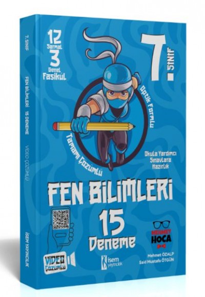 İsem Yayınları 7. Sınıf Fen Bilimleri 15 Çözümlü Deneme