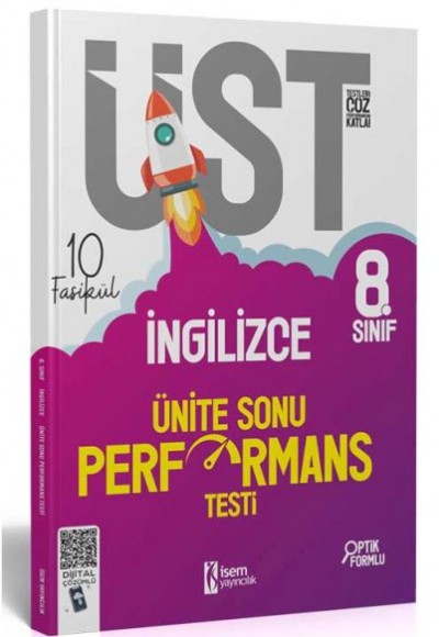 İsem Yayıncılık 2023 8. Sınıf LGS İngilizce 10 Fasikül Ünite Sonu Performans Testi