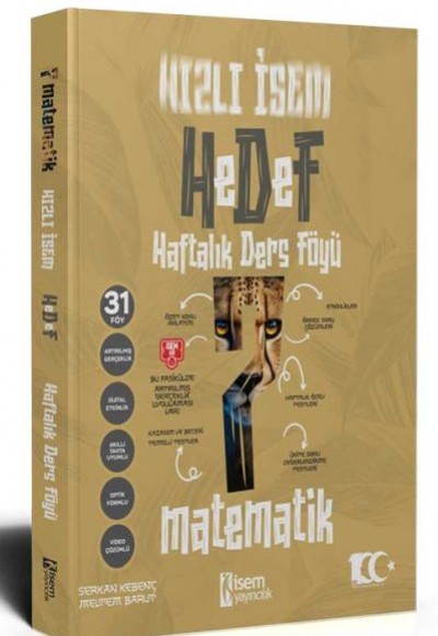 İsem Yayıncılık 2024 Hızlı  Hedef 7.Sınıf Matematik Haftalık Ders Föyü