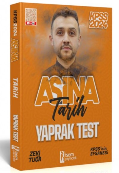 İsem Yayıncılık 2024 Kpss Aşina Tarih Çek-Kopart Yaprak Test