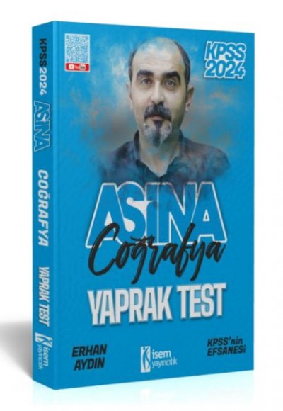 İsem Yayıncılık 2024 Kpss Aşina Coğrafya Çek-Kopart Yaprak Test