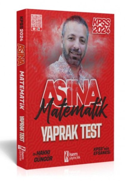 İsem Yayıncılık 2024 Kpss Aşina Matematik Çek-Kopart Yaprak Test