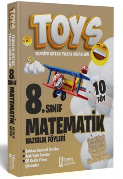 İsem Yayıncılık 2024 Toys 8. Sınıf Matematik Hazırlık Föyleri