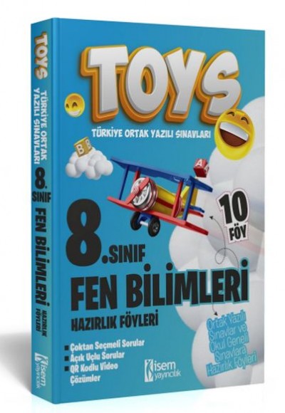 İsem Yayıncılık 2024 Toys 8. Sınıf Fen Bilimleri Hazırlık Föyleri