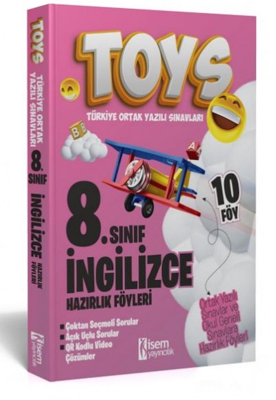 İsem Yayıncılık 2024 Toys 8. Sınıf İngilizce Hazırlık Föyleri