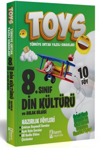 İsem Yayıncılık 2024 Toys 8. Sınıf Din Kültürü Ve Ahlak Bilgisi Hazırlık Föyleri