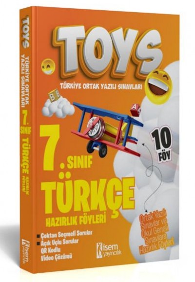 İsem Yayıncılık 2024 Toys 7. Sınıf Türkçe Hazırlık Föyleri