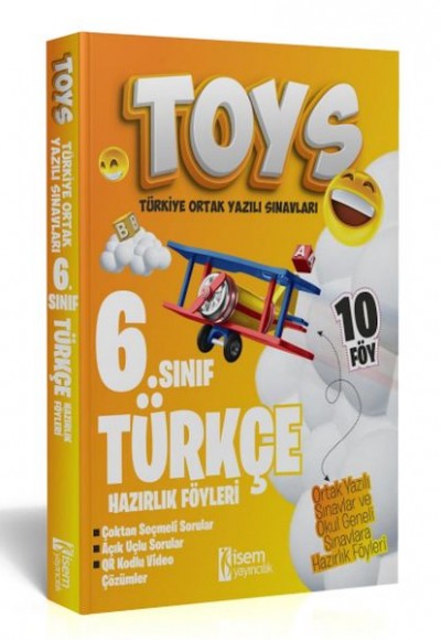 İsem Yayıncılık 2024 Toys 6. Sınıf Türkçe Hazırlık Föyleri