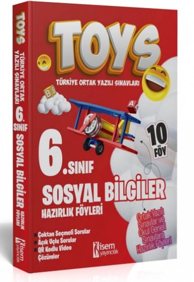 İsem Yayıncılık 2024 Toys 6. Sınıf Sosyal Bilgiler  Hazırlık Föyleri