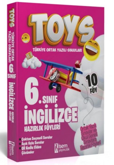 İsem Yayıncılık 2024 Toys 6. Sınıf İngilizce Hazırlık Föyleri