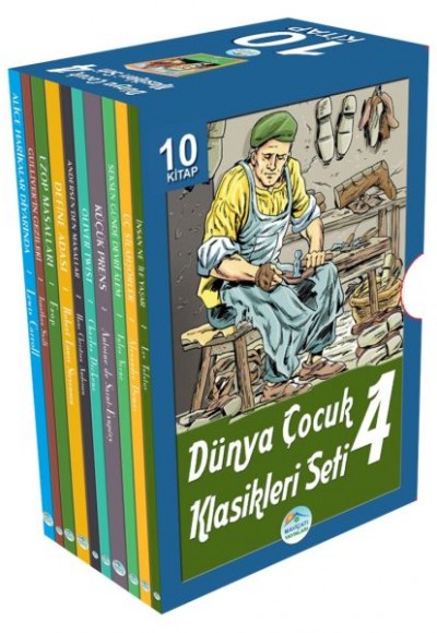 Dünya Çocuk Klasikleri Seti 4 (10 Kitap Kutulu)
