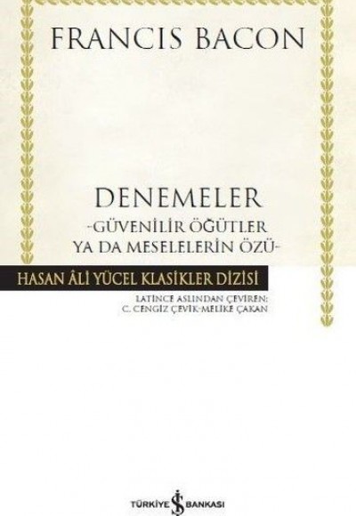 Hasan Ali Yücel Klasikleri - Denemeler (Ciltli)