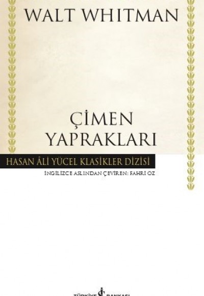 Çimen Yaprakları - Hasan Ali Yücel Klasikleri (Ciltli)