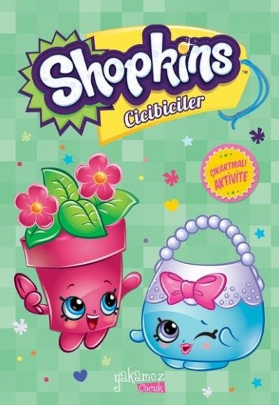 Shopkins Cicibiciler Çıkartmalı Aktivite - Yeşil