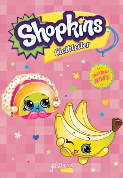 Shopkins Cicibiciler Çıkartmalı Aktivite - Pembe