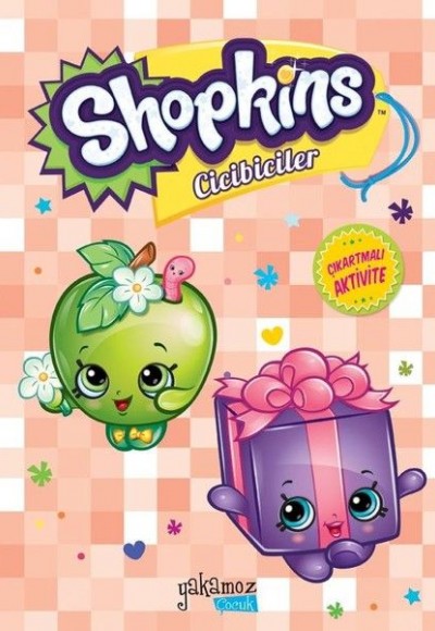 Shopkins Cicibiciler Çıkartmalı Aktivite - Turuncu