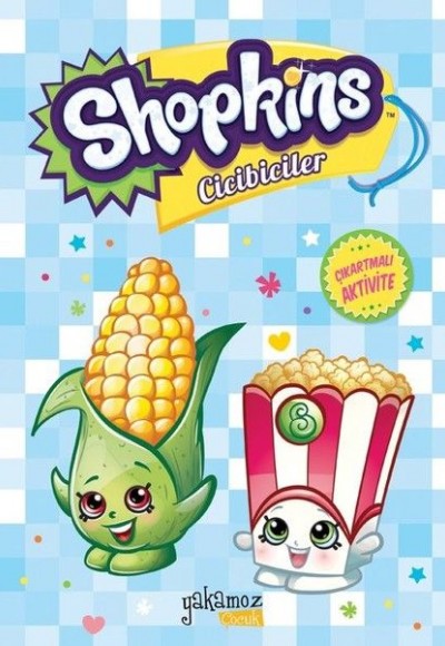 Shopkins Cicibiciler Çıkartmalı Aktivite - Mavi