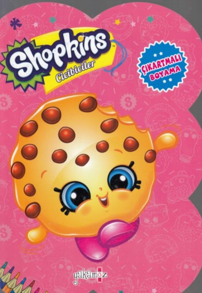 Shopkins Cicibiciler - Açık Pembe Çıkartmalı Boyama