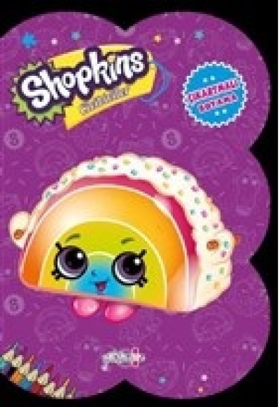 Shopkins Cicibiciler - Mor Çıkartmalı Boyama