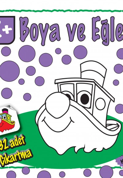 Boya ve Eğlen Mor Kitap