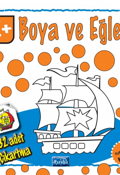 Boya ve Eğlen Turuncu Kitap