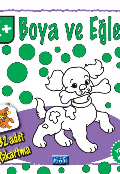 Boya ve Eğlen Yeşil Kitap