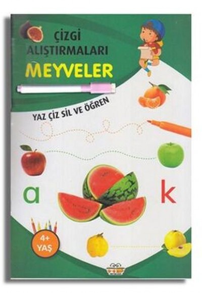 Çizgi Alıştırmaları Meyveler